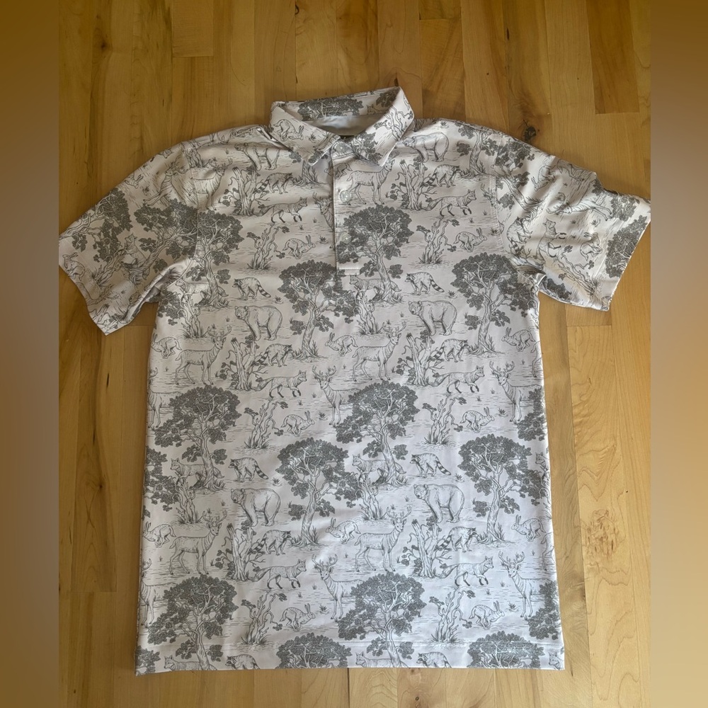 Waggle Golf, Men’s Medium Woodlands Polo